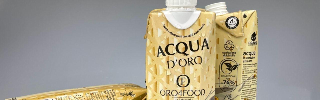 Ecosostenibilità, l’acqua in tetrapack biodegradabile di Orobica Food