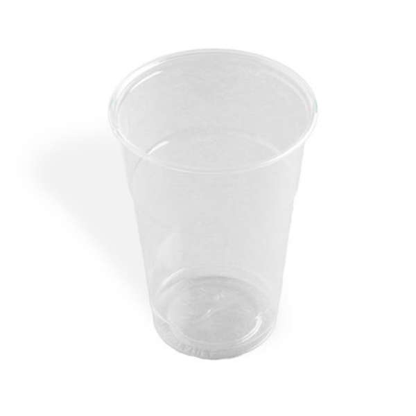 Bicchiere trasparente in pla da ml.400 tacca 0,3l