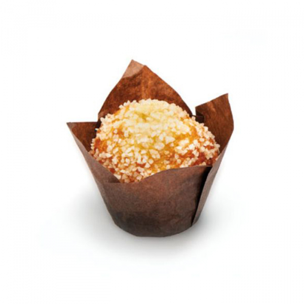 Apricot-filled mini muffin