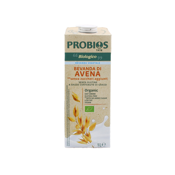 Bevanda vegetale di avena biologica senza glutine venduta da orobica food