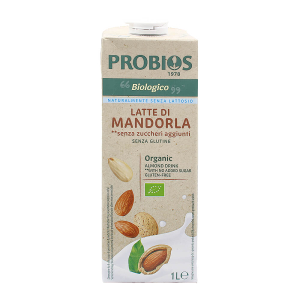Leche de almendra ecológica sin gluten vendida por Orobica Food