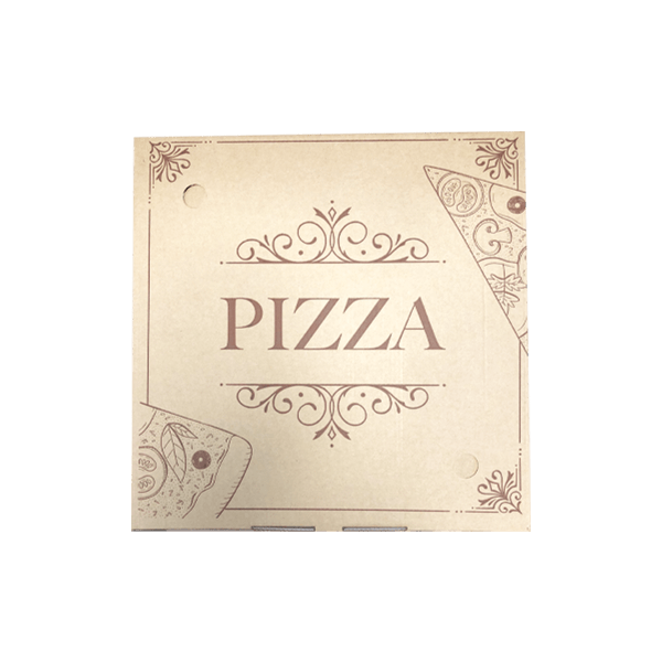 Cartoni per pizza 325x325x30 avana 100% naturale