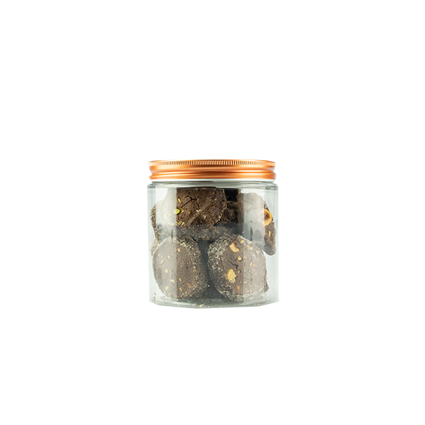 Cookies alle nocciole, pistacchio e cioccolato