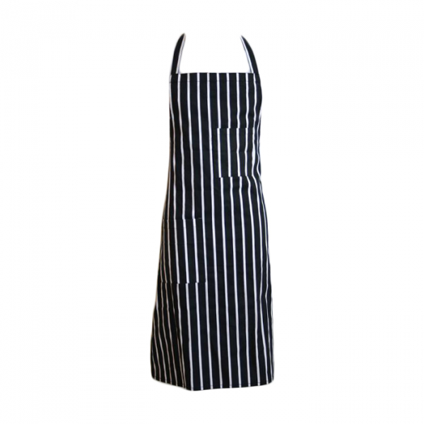 Polyester and cotton bib apron