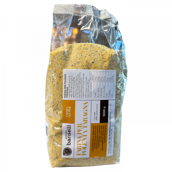 Corn and buckwheat flour for polenta taragna
