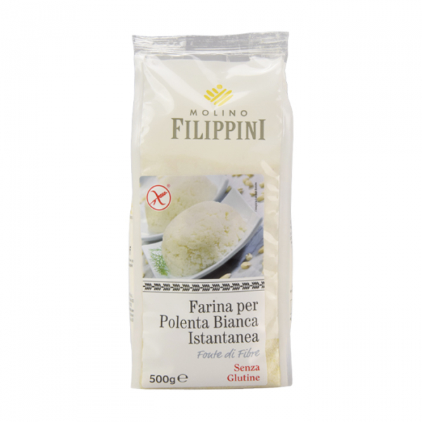 White maize flour for instant polenta