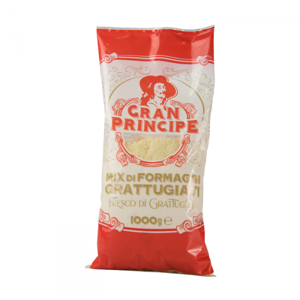Miscela di formaggi grattugiati origine del latte Italia Gran principe Kg.1