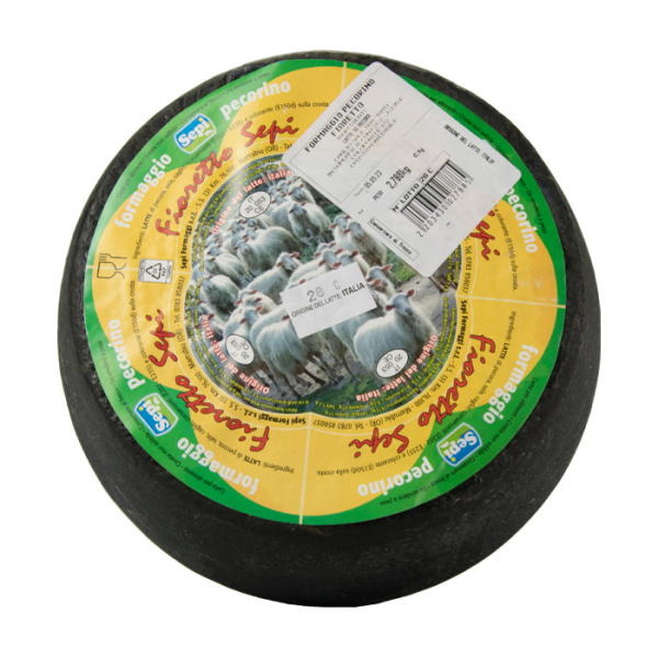 Pecorino Fioretto con corteza negra Kg.2,5