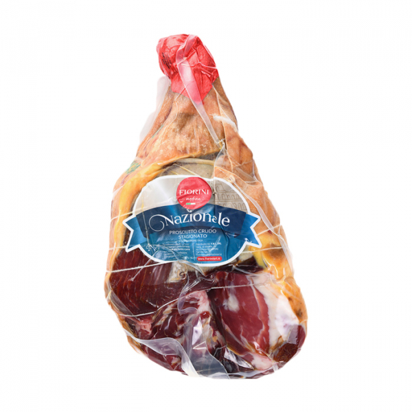 Italian raw ham tied