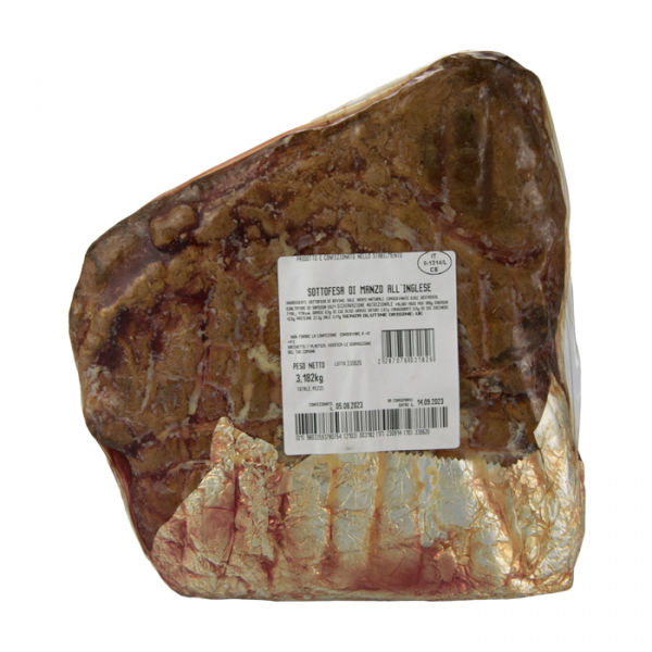 SOTTOFESA DI MANZO TIPO ROAST BEEF ALL'INGLESE KG.2,5