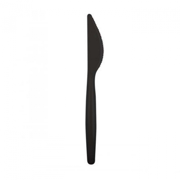 Black plastic knife