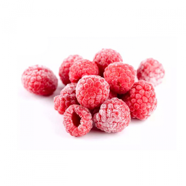 Frozen whole raspberries