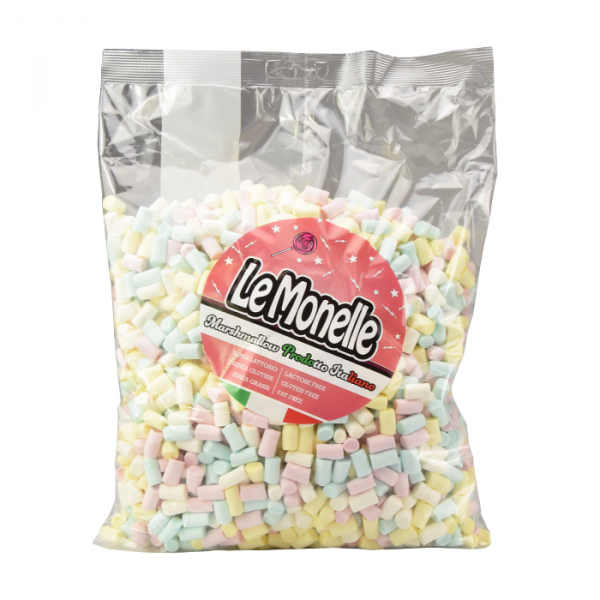 Mini coloured marshmallows