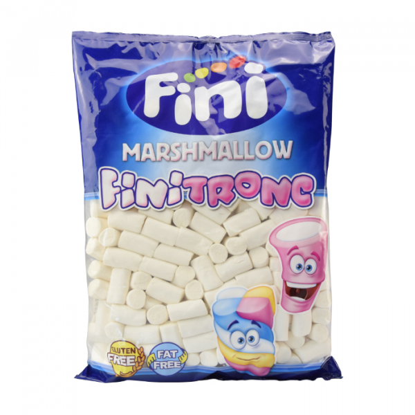 White tube marshmallows