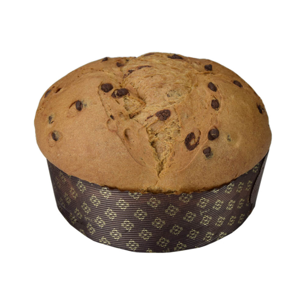 Panettone artigianale al caffè con gocce di cioccolato fondente venduto da Orobica Food