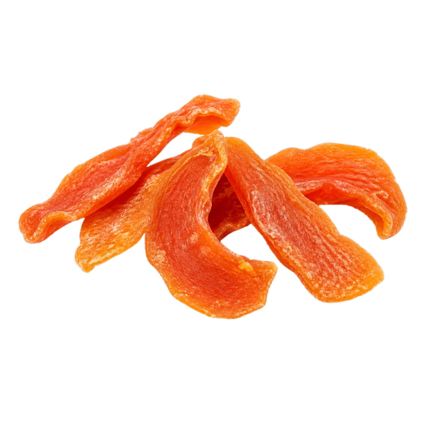 Papaya disidratata morbida e dolce, perfetta come snack naturale o per arricchire macedonie, dessert, yogurt e mix di frutta secca. Venduto da Orobica Food.