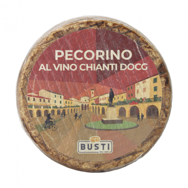 Pecorino curado al vino Chianti Kg.2,5
