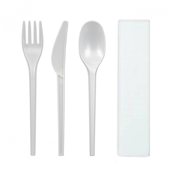Tris cutlery with napkin