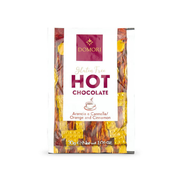 Preparato in polvere per cioccolata calda con arancia e cannella g.30 venduta da Orobica Food