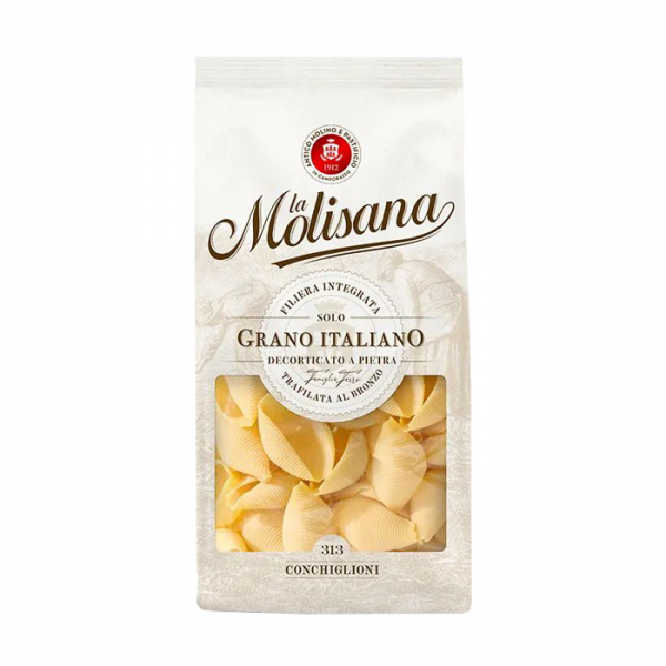 100% Italian durum wheat semolina shells