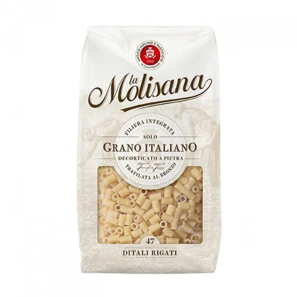 Ditali rigati di semola di grano duro 100% italiano