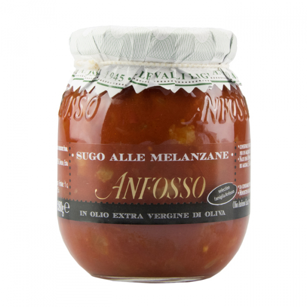 Sauce aux aubergines en huile evo