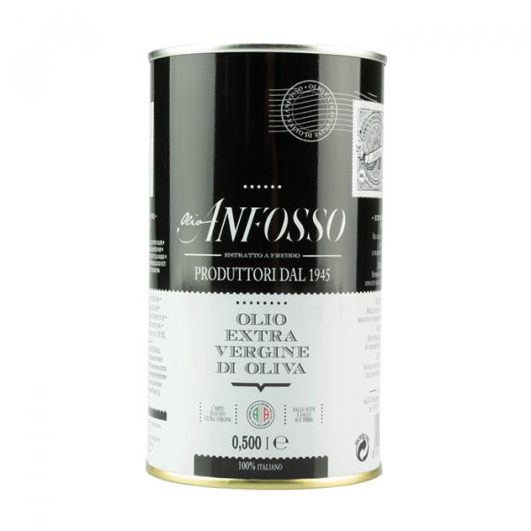 Italian extra virgin olive oil in can