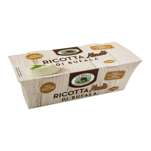 Confezione di due ricottine fresche Valcolatte. Venduto da Orobica Food.