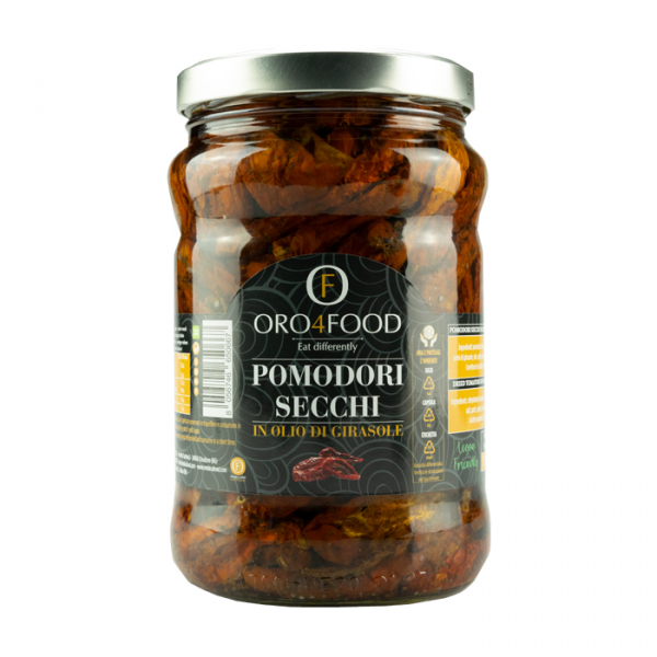 Dried tomatoes in sunflower seed oil