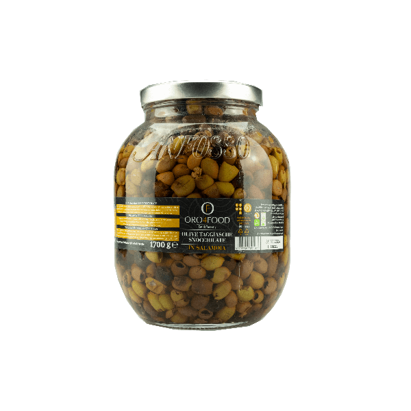 Olive taggiasche denocciolate in salamoia