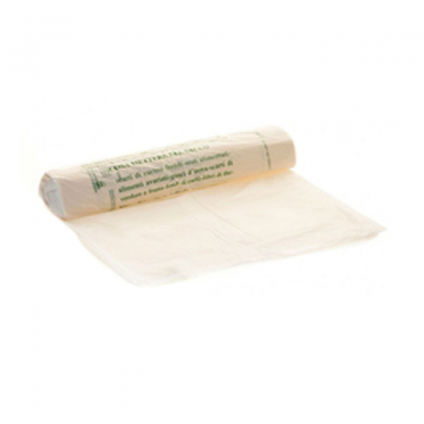 Biodegradable and compostable rubbish bags. Cm.70x110