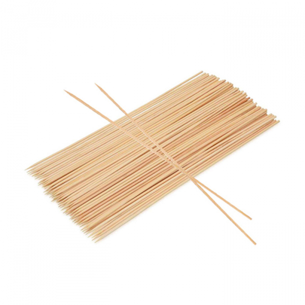 Natural bamboo skewers