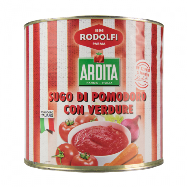 Salsa de tomate con verduras