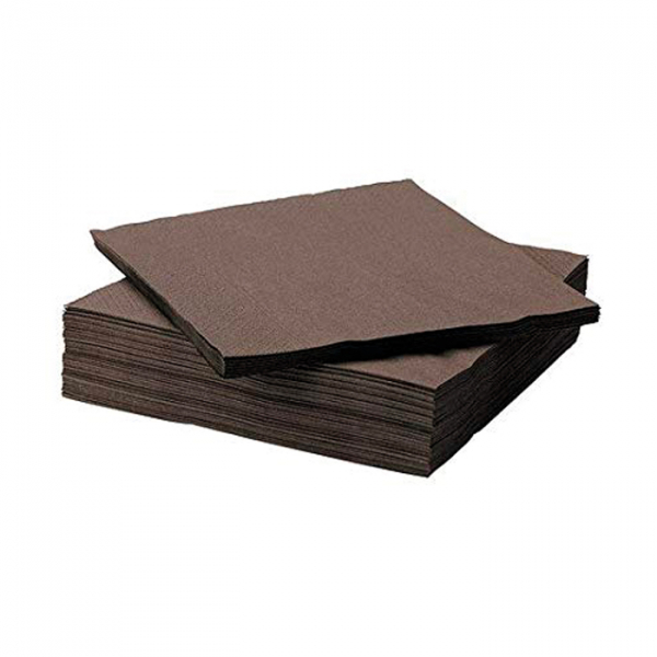 Brown colored napkins