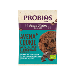 Biscotti di avena dark con gocce di cioccolato vegani senza glutine venduto da Orobica Food
