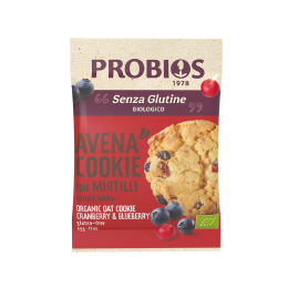 Cookie vegan sans gluten à l’avoine et aux myrtilles g.40 vendus par Orobica Food