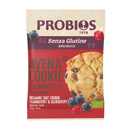 Biscotto di avena con mirtilli vegani senza glutine venduti da orobica food 