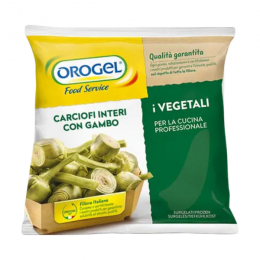 Frozen whole heart artichokes with stem 