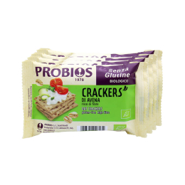 Crackers di avena con semi di sesamo e chia biologico senza glutine venduti da Orobica Food