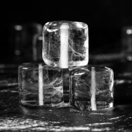 Cubetti di ghiaccio cilindrici per cocktail mm.35 Kg