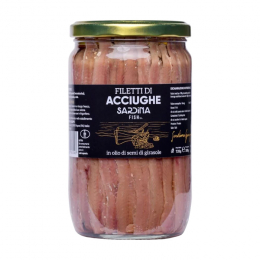 Anchovy fillets in sunflower oil g.720