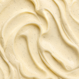 Gelato alla crema con vaniglia Bourbon, cremoso con visibili puntini di vaniglia. Venduto da Orobica Food.
