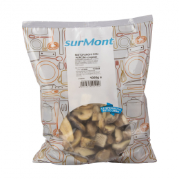 Misto di funghi coltivati e silvestri con il 5% di porcini congelato Kg.1