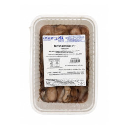 Vaschetta di moscardini peso pieno congelati, venduti da Orobcia Food