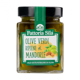 Aceitunas verdes rellenas de almendras 