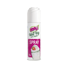 Panna montata spray vegetale Hoplà senza glutine, ideale per decorare dolci, gelati, bevande e dessert con una consistenza soffice e leggera. Venduto da Orobica Food.