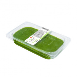 Pesto genovés fresco sin ajo con aceite de oliva virgen extra 