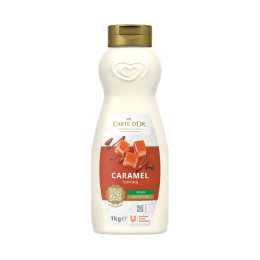 Tubo topping al caramello Carte d'Or professional da 1kg gluten free e vegan venduto da Orobica Food