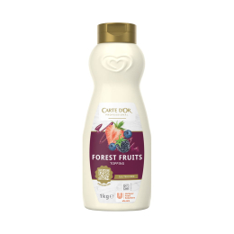 Tubo topping ai frutti di bosco Carte D'Or professional da 1kg gluten free venduto da Orobica Food