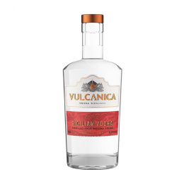 Vodka siciliano destilado de granos de Sicilia